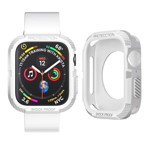 CLEARANCE - Silicone Bumper Case in White