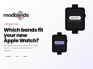 Which bands will fit your new apple watch text