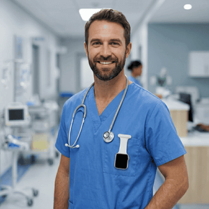 Modbands Apple Watch Nurse Fob - Vortex Apple Watch band