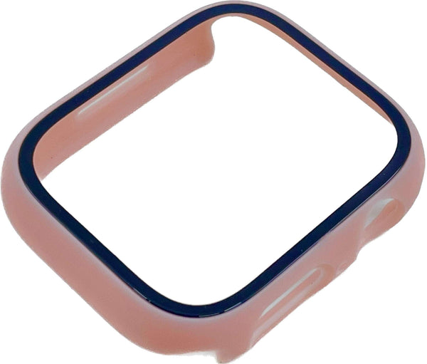 Modbands Pink Sand Tempered Glass Clip-On Screen Protector Apple Case