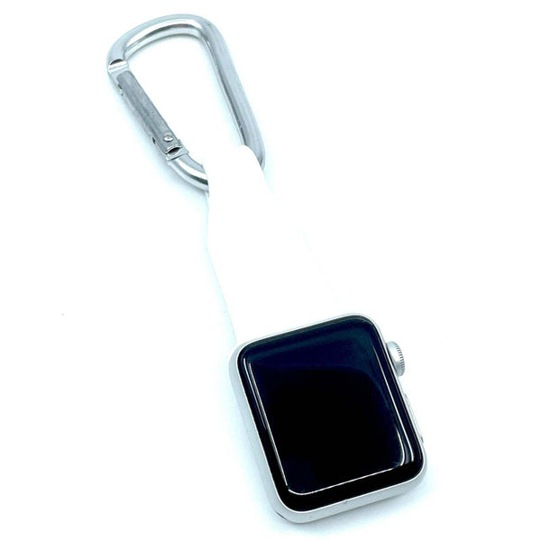 Modbands White Carabiner Fob Apple Watch band