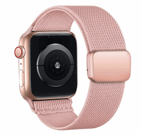 Modbands Pink Magnetic Nylon Loop Apple Watch band