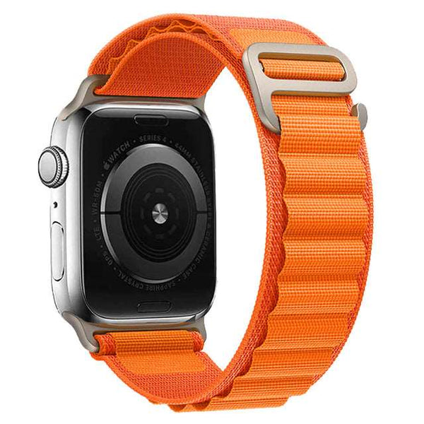 Modbands Orange Alpine Loop Apple Watch band