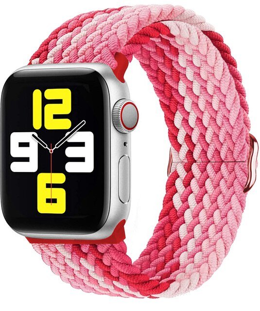 Modbands Strawberry Red Braided Loop Apple Watch band