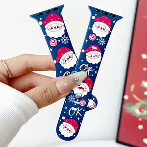 Modbands Christmas Silicone Prints Apple Watch band