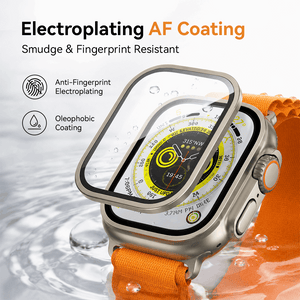 Modbands Titanium Bezel Ceramic Glass Screen Protector for Apple Watch Ultra Apple Case