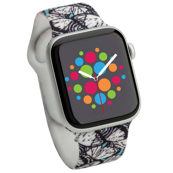 Modbands Butterfly Classic Silicone Designs Apple Watch band