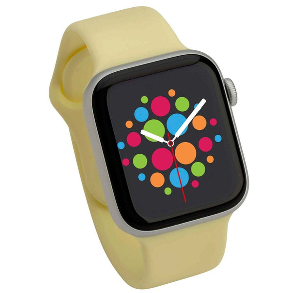 Modbands Mellow Yellow Classic Silicone Pastel Apple Watch band