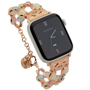 Modbands Rose Gold Glimmer Apple Watch band