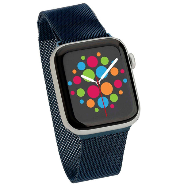 Modbands Blue Milanese Loop Apple Watch band