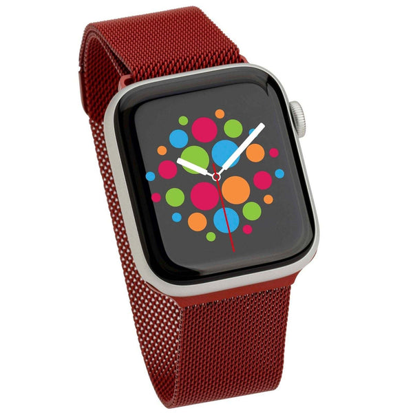 Modbands Red Milanese Loop Apple Watch band