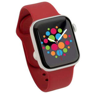 Modbands Rose Red Classic Silicone Apple Watch band