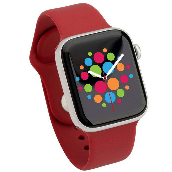 Modbands Rose Red Classic Silicone Apple Watch band