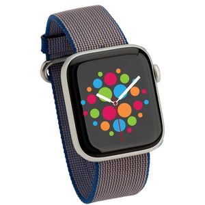 Modbands Royal blue Woven Nylon Apple Watch band