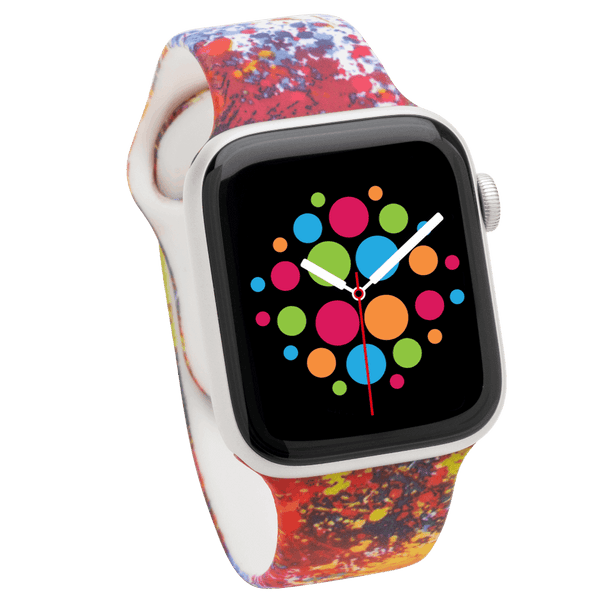 Modbands Splatter Classic Silicone Designs Apple Watch band