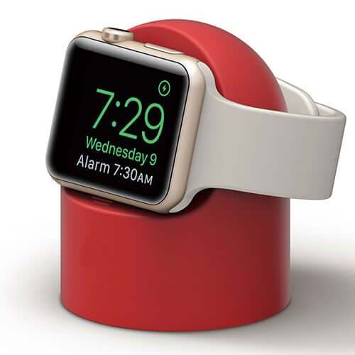 Modbands Red Colourful Stand for Apple Watch Apple Stand