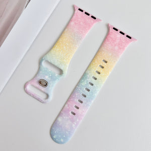 Modbands Pastel Sunset Silicone Prints Apple Watch band