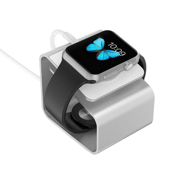 Modbands Sliver Aluminium Stand for Apple Watch Apple Stand